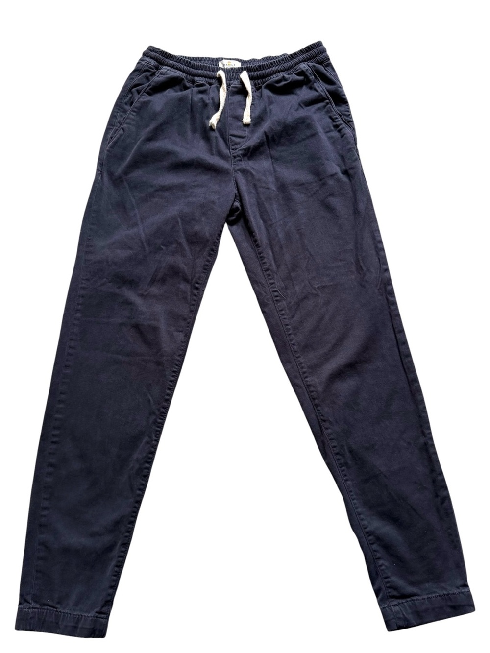 Marine Layer Navy Drawstring Jogger Pants